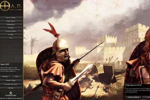 Jogo RTS livre e de código aberto 0 A.D. Alpha 24 "Xšāršā" lançado