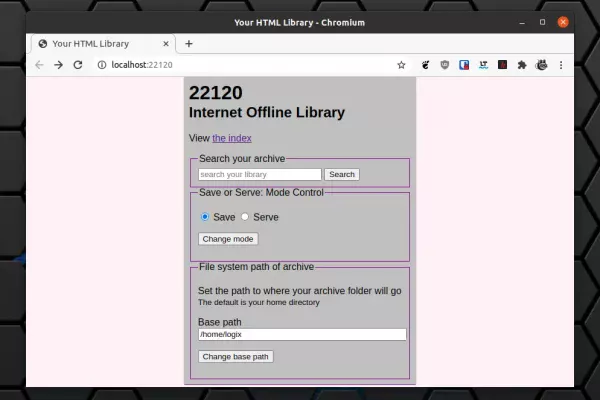 22120: Seu histórico de navegação como uma Internet offline auto-hospedada