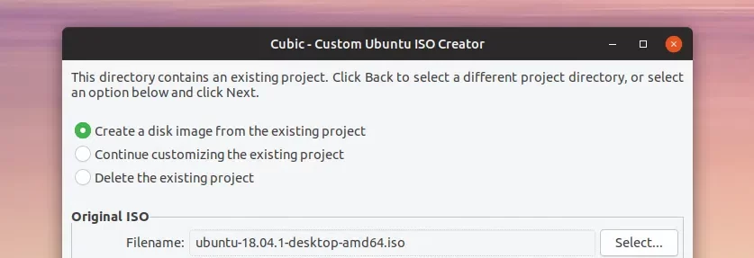 Criador do Cubic Custom Ubuntu ou Linux Mint ISO