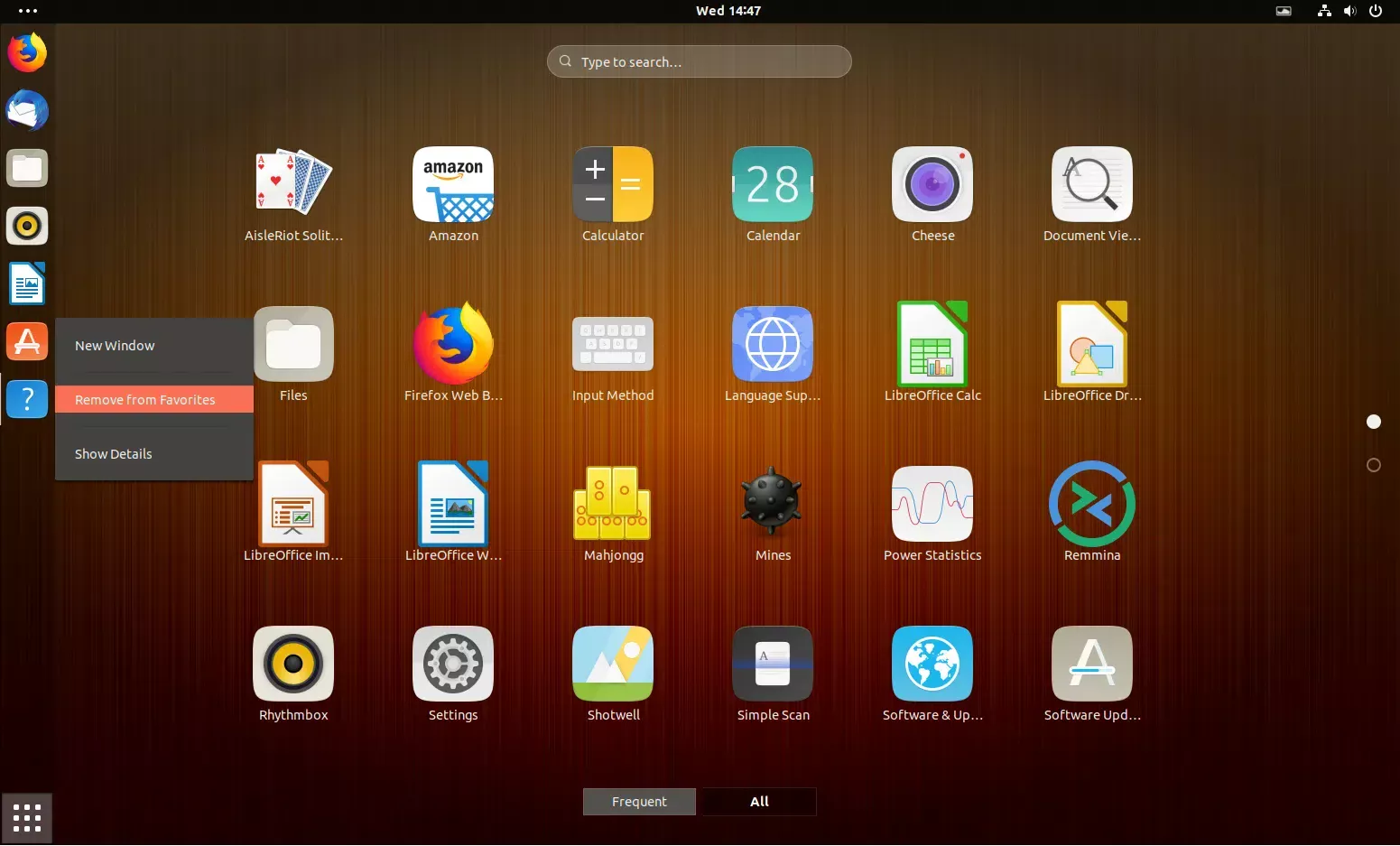 Tema Amber Gnome Shell