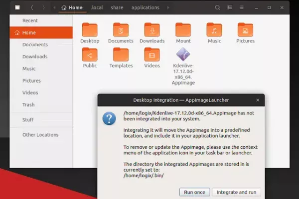 Execute e integre facilmente arquivos AppImage com AppImageLauncher