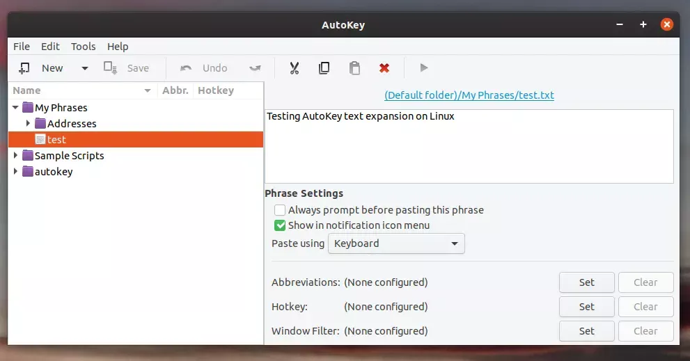 tutorial de expansão de texto autokey 1