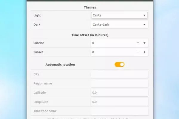 Mudar automaticamente para temas claros / escuros com base nos horários de nascer e pôr do sol com o AutomaThemely