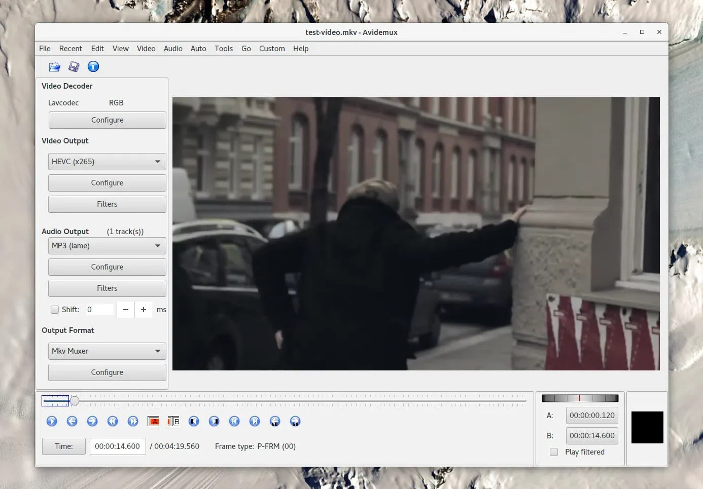 Editor de vídeo Avidemux