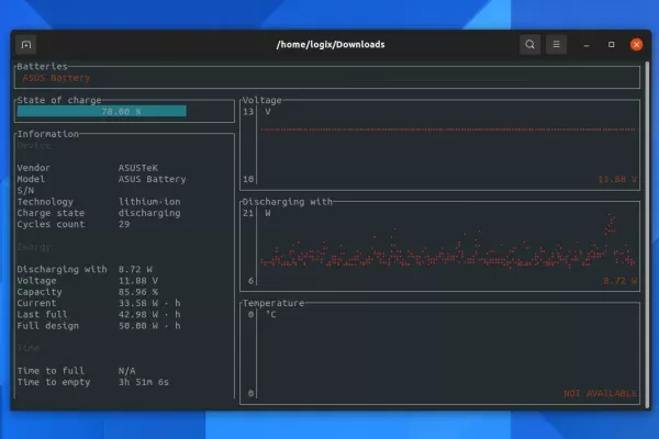 3 ferramentas para exibir informações da bateria do laptop do Linux da linha de comando