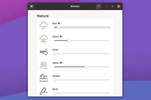 Blanket: Aplicativo de ruído ambiente para o Linux que ajuda você a permanecer focado e melhora sua produtividade (versão 0.4.0 lançada)
