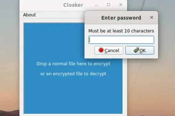 Cloaker: criptografia fácil de arquivos com suporte para Windows, macOS e Linux