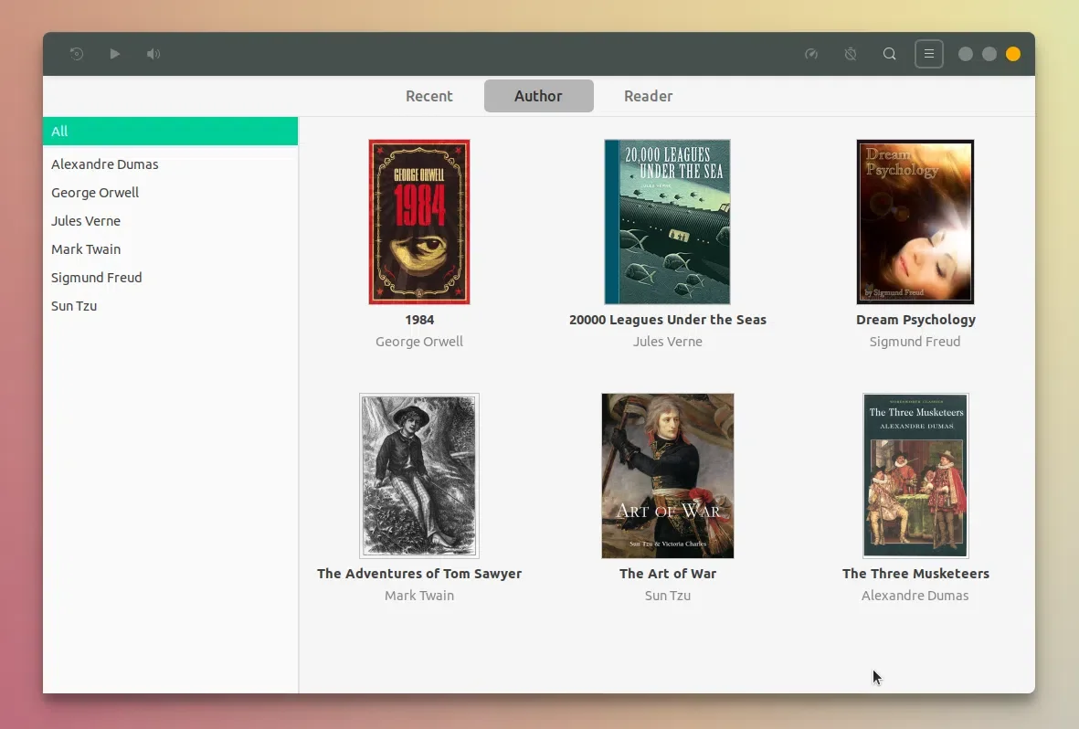 Cosy Audiobook player