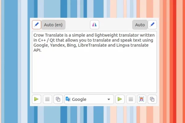 Traduzir texto selecionado com um atalho de teclado usando o Crow Translate (X11 + GNOME Wayland)