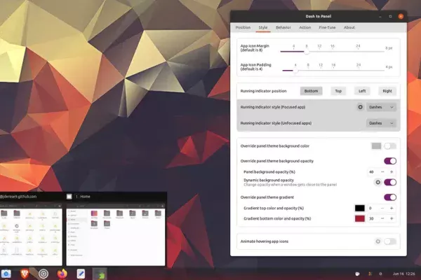 Gnome Shell Dash to Panel V43 lançado com suporte ao GNOME 40