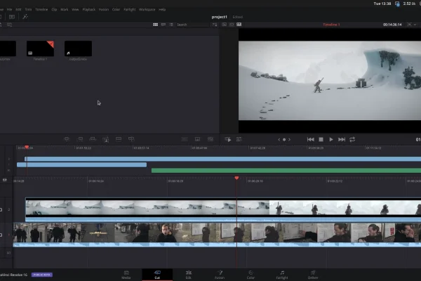 Lançado o editor de vídeo de Hollywood DaVinci Resolve 16 Beta