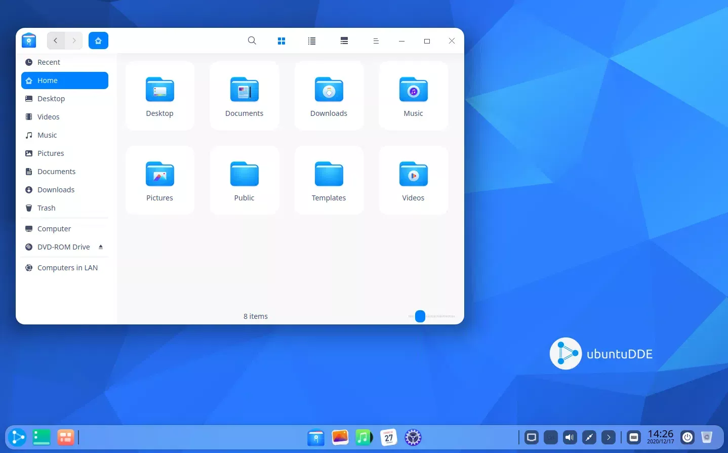 Deepin Desktop Environment Ubuntu 20.10