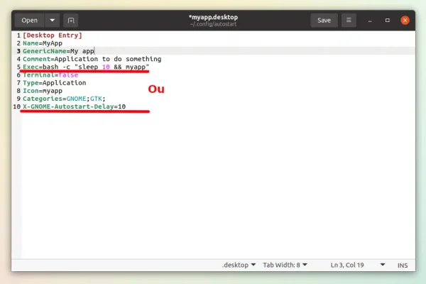 Como executar aplicativos de inicialização com atraso no Linux