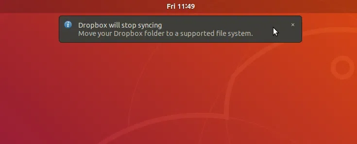 O Dropbox deixará de sincronizar