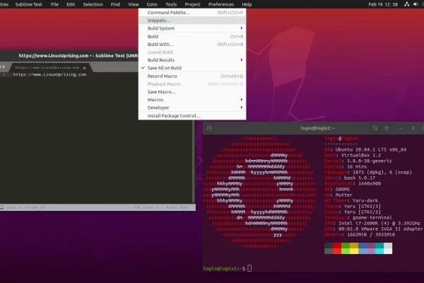 Como instalar o menu Global FILDEM e HUD para Gnome Shell no Debian / Ubuntu, Fedora ou Arch Linux / Manjaro