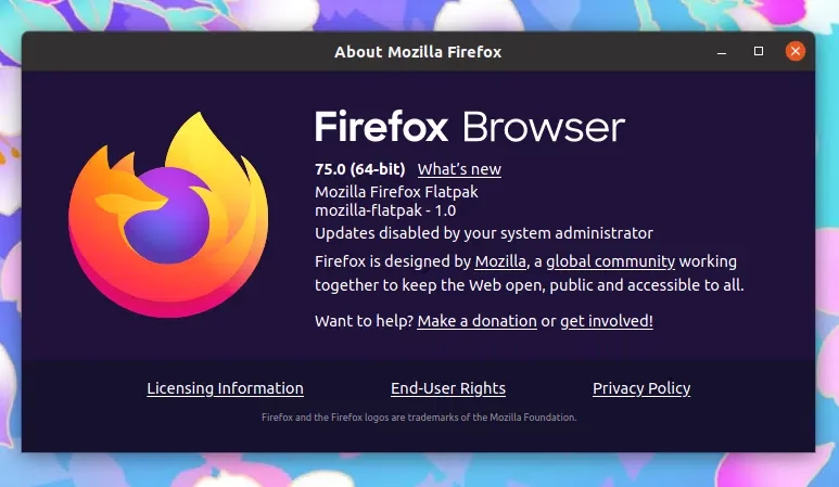 Firefox Flatpak