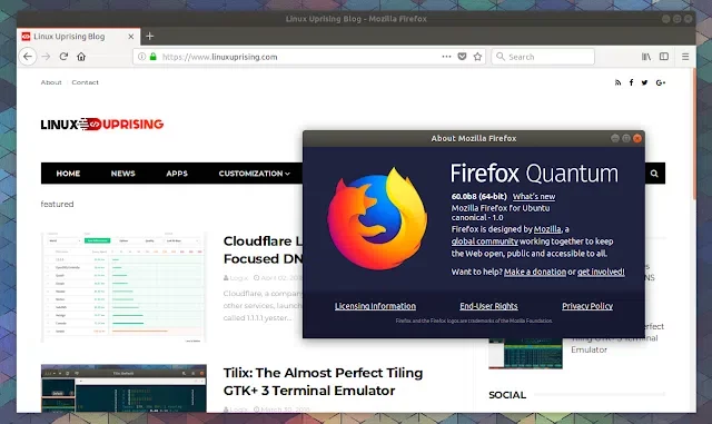 Como instalar o Firefox Beta ou Nightly (Alpha) no Linux Mint ou Ubuntu a partir do repositório PPA