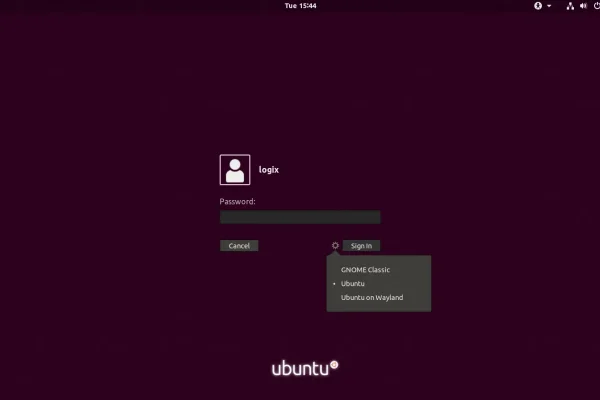 Corrigir 'Não é possível fazer login' após o logout com Gnome / GDM3 no Ubuntu