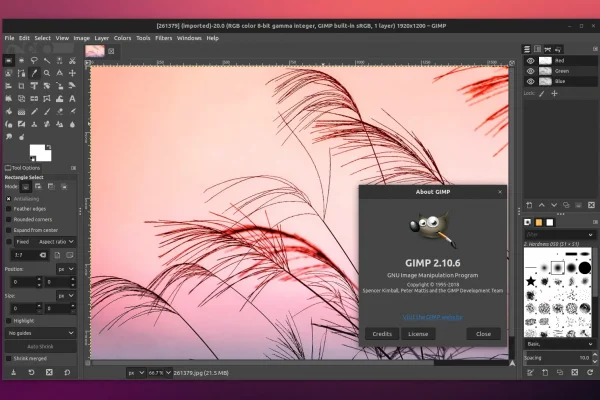 GIMP 2.10.6 lançado com suporte de texto vertical, outras melhorias