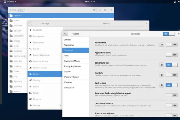 Como redefinir as configurações da área de trabalho do Gnome para o padrão