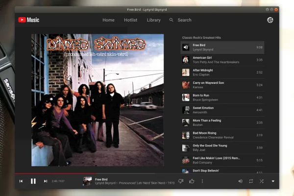 Suporte ao YouTube Music no player do Google Play Music Desktop (GPMDP)