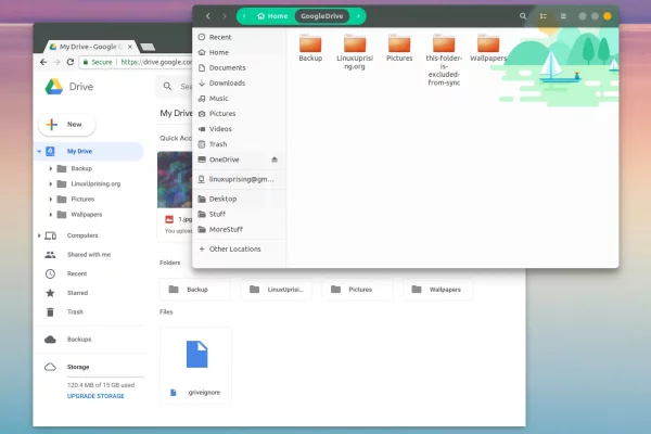 Cliente Cli Google Drive Grive2: Como ativar a sincronização automática