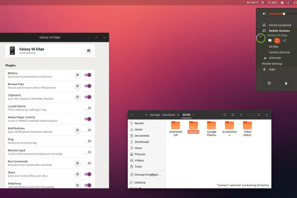 Gnome Shell Android Integration Extension GSConnect V12 lançado