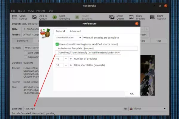 HandBrake Video Converter 1.1.0 Inclui novas predefinições, melhorias na interface do usuário