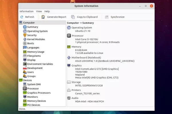 Como instalar a ferramenta de informações do sistema HardInfo 0.6 Alpha (GTK3) no Ubuntu, Pop!_OS ou Linux Mint do PPA