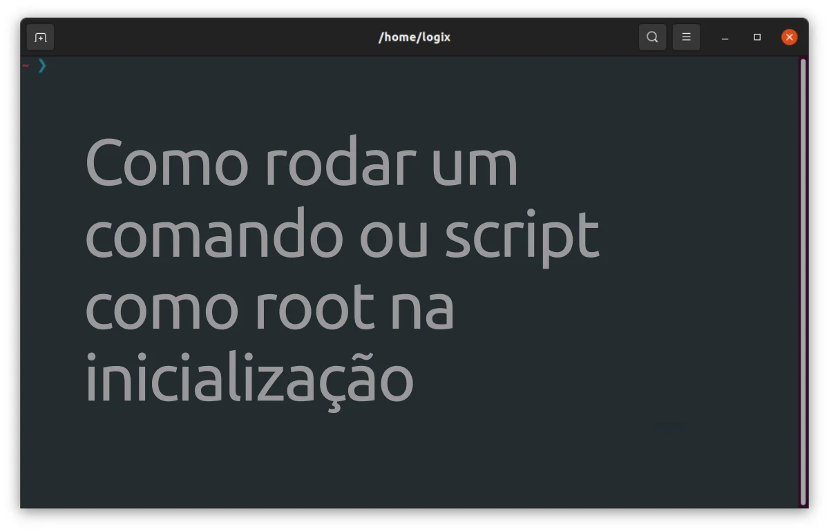 how-torun-a-command-as-root-on-startup how-torun-a-command-as-root-on-startup