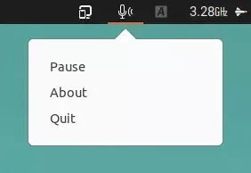 Microfone mudo Hushboard ao digitar Linux
