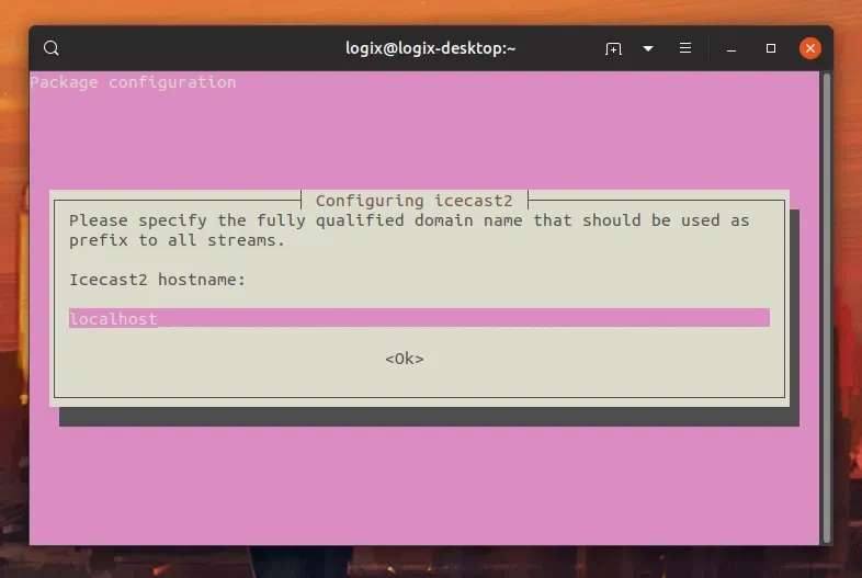 Icecast2 debian configuration
