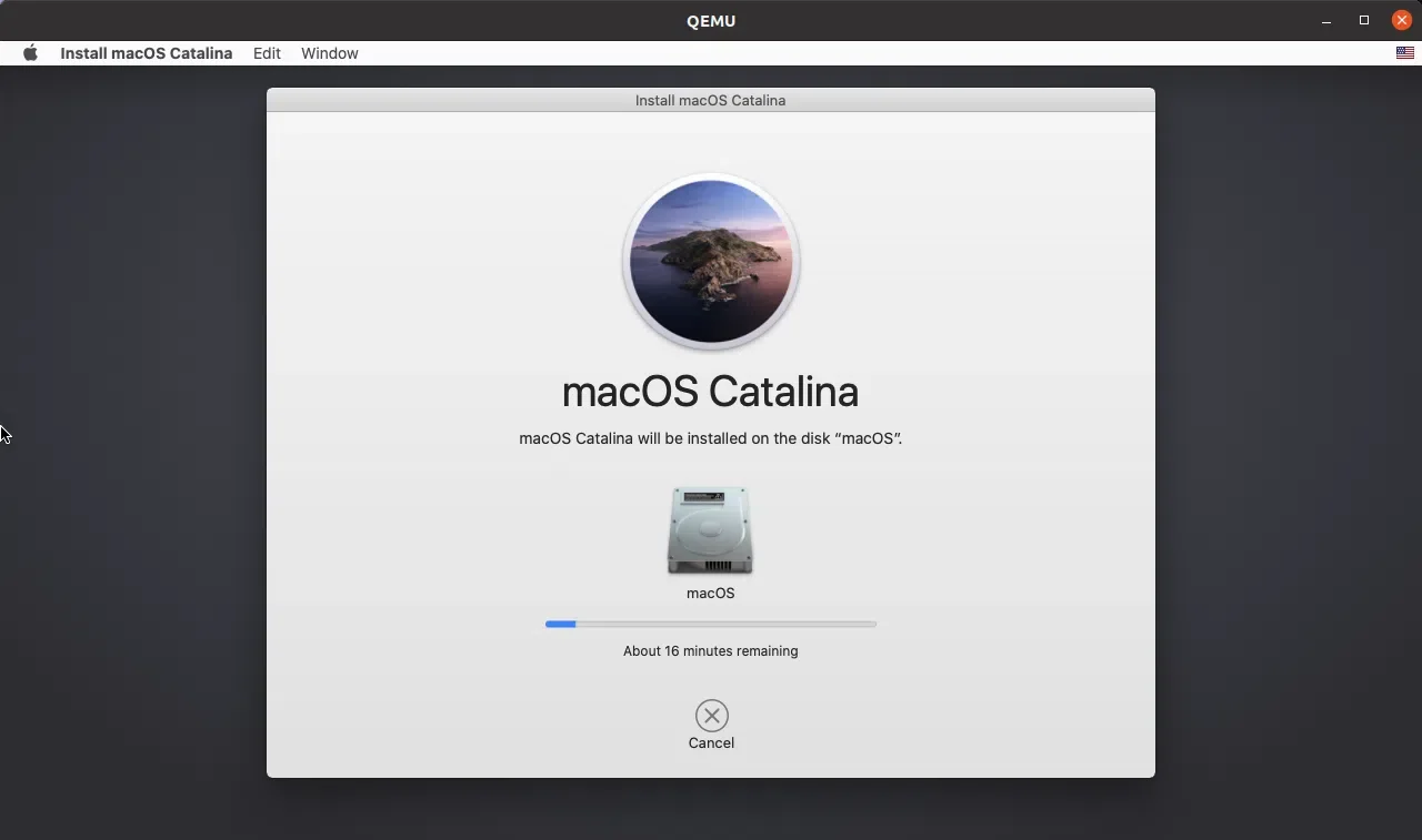 instalação do macOS