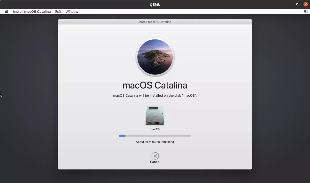 instalação do macOS