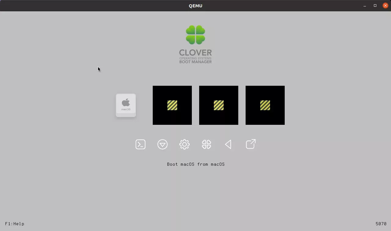opções de inicialização do macOS