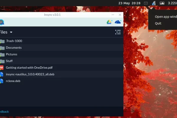 Insync 3 Beta disponível com suporte de sincronização OneDrive no Linux