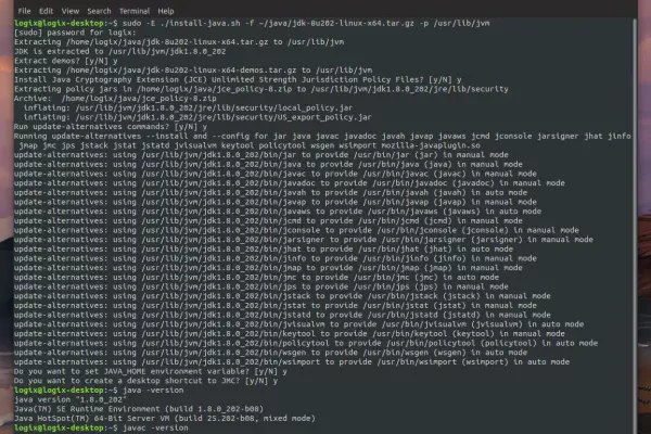 Instale qualquer versão do Oracle Java (JDK) no Ubuntu, Debian, Linux Mint ou Fedora com install-java.sh
