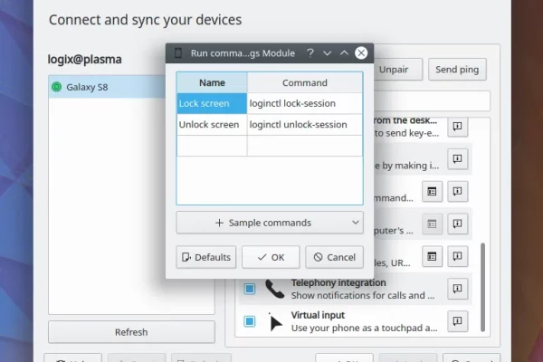 KDE Connect/GSConnect: Como bloquear/desbloquear sua área de trabalho Linux usando um dispositivo Android