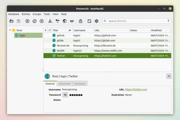 KeePassXC 2.6.0 Free Password Manager lançado com novos temas claros e escuros, verificação de senha