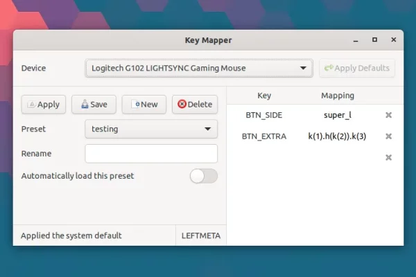 Remapeando botões do teclado e mouse no Linux com a nova GUI Key Mapper (compatível com X11 e Wayland)