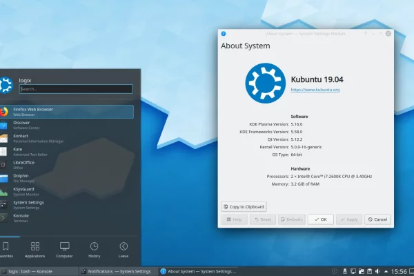 Como instalar KDE Plasma 5.16 no Kubuntu 19.04 (Disco Dingo)