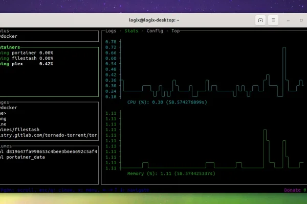 LazyDocker: nova IU do Docker e Docker Compose Terminal