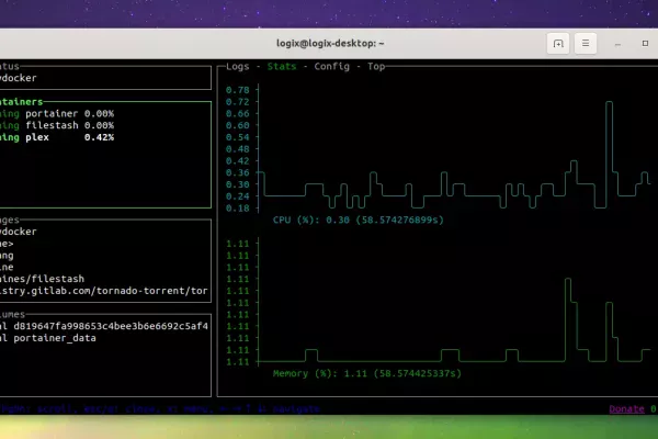 LazyDocker: nova IU do Docker e Docker Compose Terminal