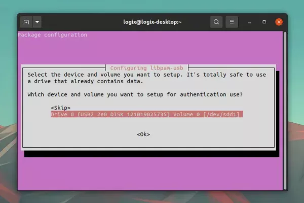 Como fazer login com uma unidade flash USB em vez de uma senha no Linux usando pam_usb (Fork)