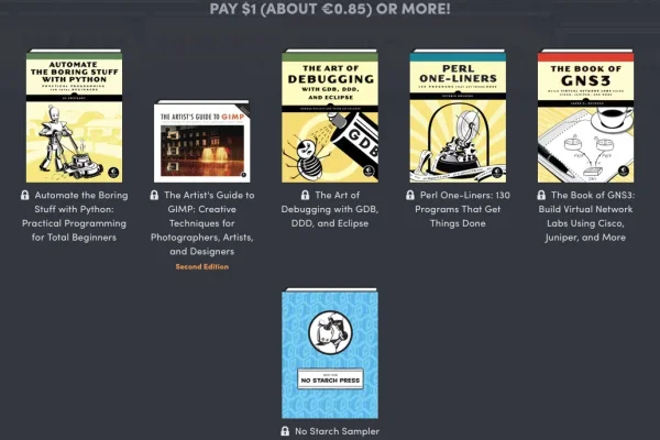 Linux Geek Humble Book Bundle: US $ 571 em livros digitais por US $ 1 (ou mais)