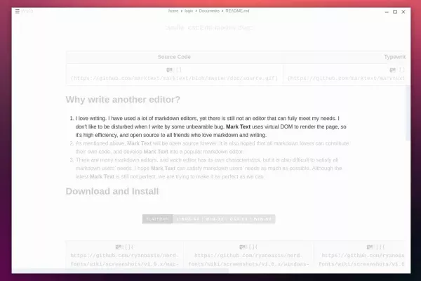Mark Text: Editor Markdown grátis e livre com visualização em tempo real
