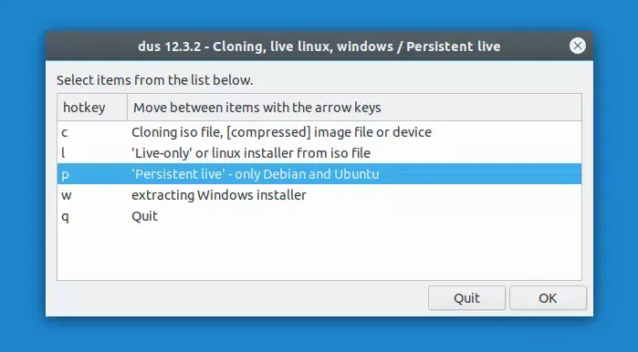 mkusb criar usb ativo persistente com Ubuntu, Linux Mint ou Debian