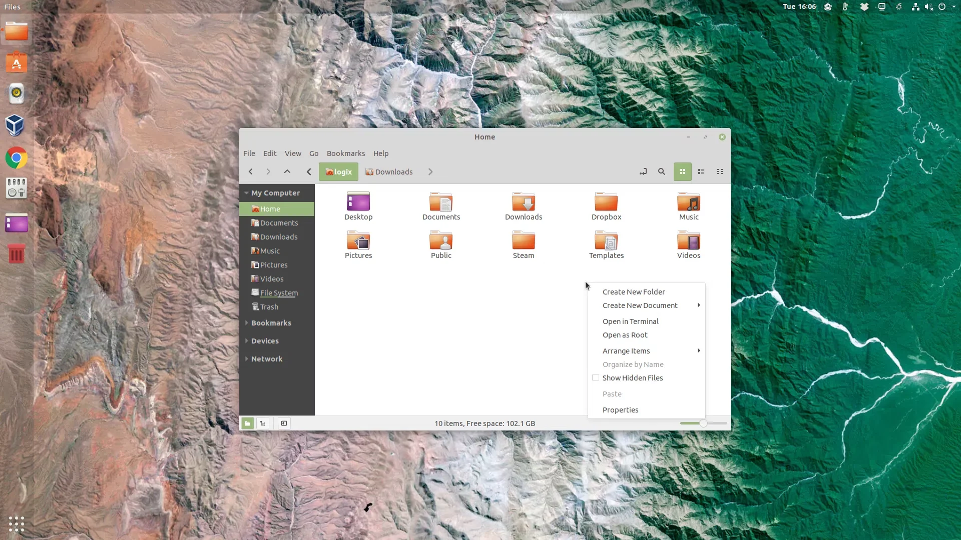Nemo Ubuntu 18.04 gnome desktop
