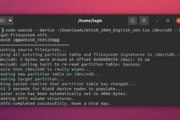 Como fazer um USB inicializável do Windows 10 no Linux usando o novo WoeUSB