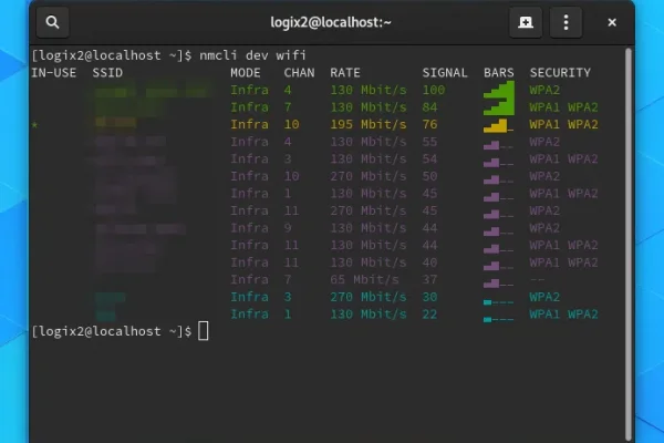 Como mostrar as redes WiFi disponíveis, seus canais, força do sinal e muito mais a partir da linha de comando